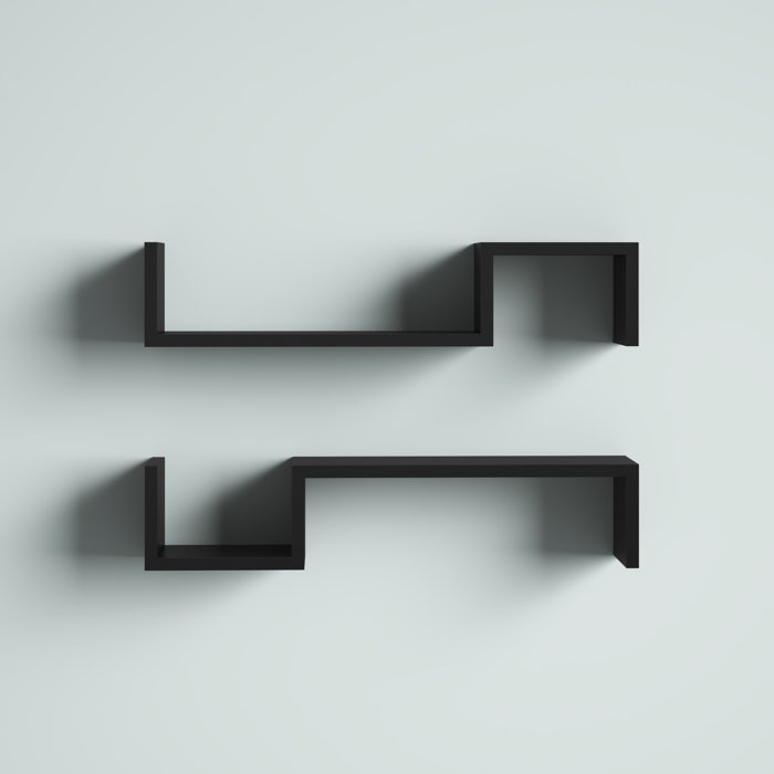 Zipcode Design™ Taylorsville 2 Piece Floating Shelf Set & Reviews Wayfair